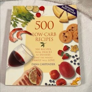 500 Low-Carb Recipes Book